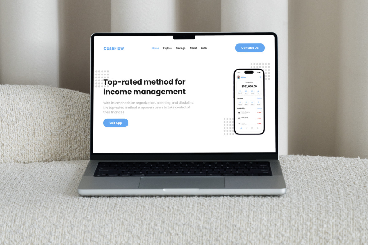 CashFlow - Banking Landing Page V1 CashFlow - Banking Landing Page V1