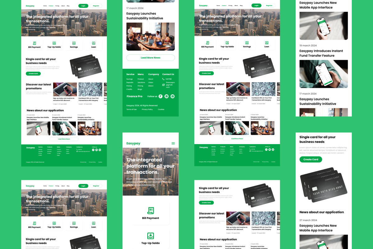 Easypay - Banking Landing Page V2