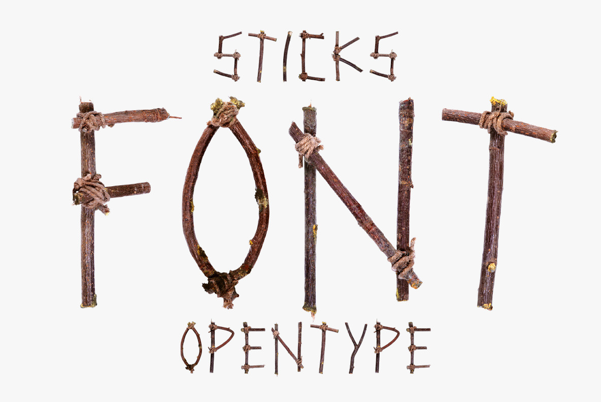 Sticks Font