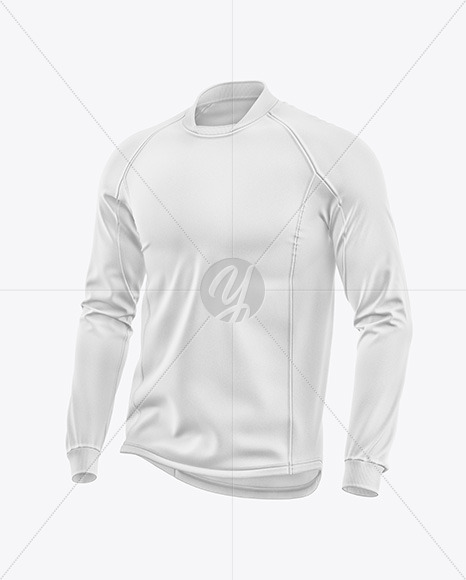 Crossshirt Jersey Mockup - Front Half Side View