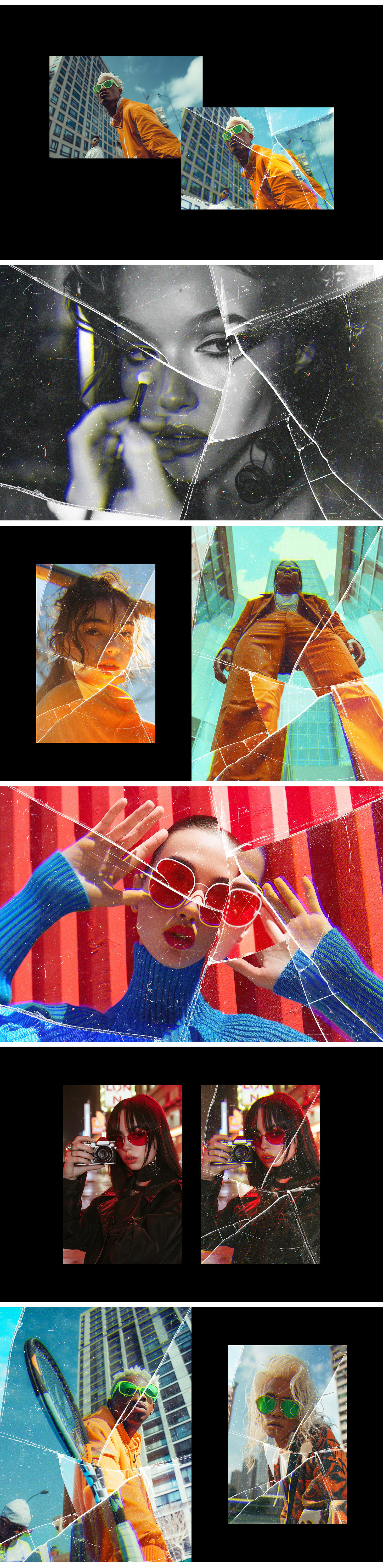 Glass Distortion Photo Effect Glass Distortion Photo Effect
