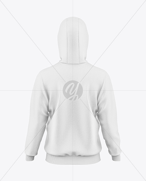 Men's Hoodie Mockup - Back View