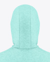 Men's Heather Hoodie Mockup - Back View