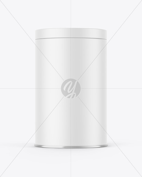 Matte Tin Can Mockup