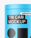 Matte Tin Can Mockup