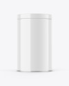Glossy Tin Can Mockup
