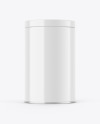 Glossy Tin Can Mockup