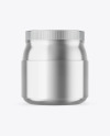 Metallic Protein Jar Mockup