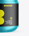 Matte Metallic Protein Jar Mockup