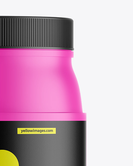 Matte Protein Jar Mockup