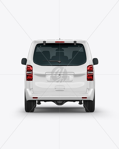 Van Mockup - Back View