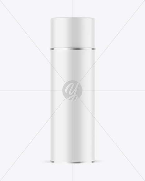 Matte Aerosol Can Mockup