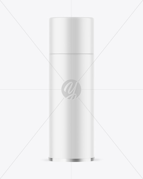 Matte Aerosol Can Mockup