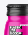 Matte Plastic Jar Mockup