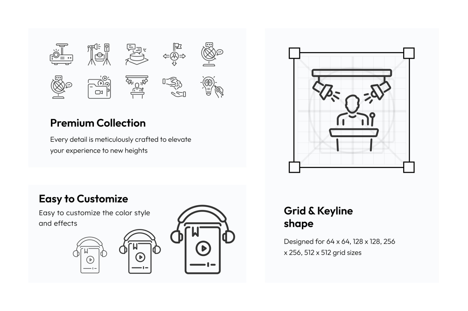 Animated Webinar Icons