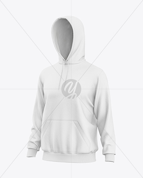 Men's Hoodie Mockup - Half Side View