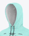 Men's Heather Hoodie Mockup - Half Side View