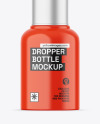 Glossy Dropper Bottle Mockup