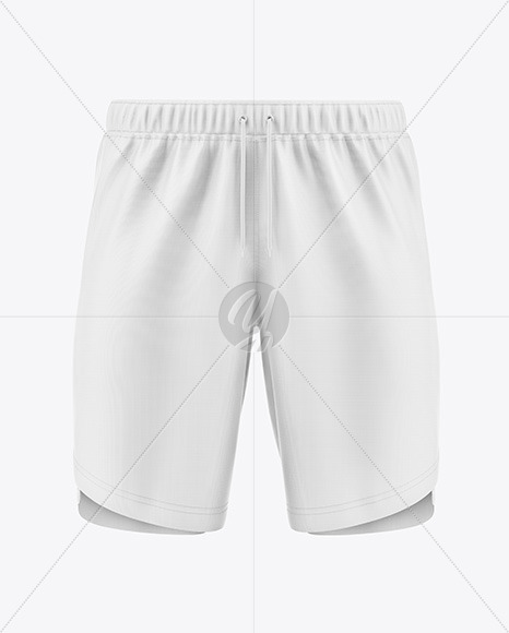 Football Shorts Mockup - Front View