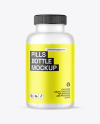 Frosted Pills Bottle Mockup