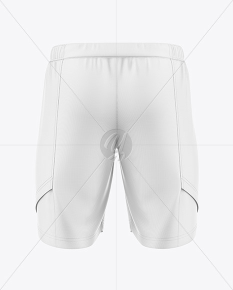 Football Shorts Mockup - Back View