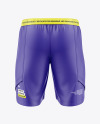 Football Shorts Mockup - Back View