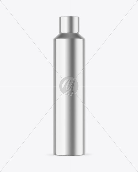 Metallic Bottle Mockup