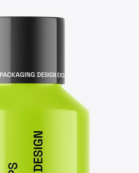 Glossy Bottle Mockup