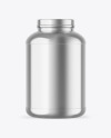 Metallic Protein Jar Mockup