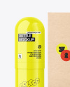 Kraft Boxes & Glossy Bottles Mockup