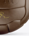 Vintage Leather Soccer Ball Mockup