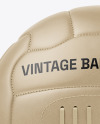 Vintage Leather Soccer Ball Mockup