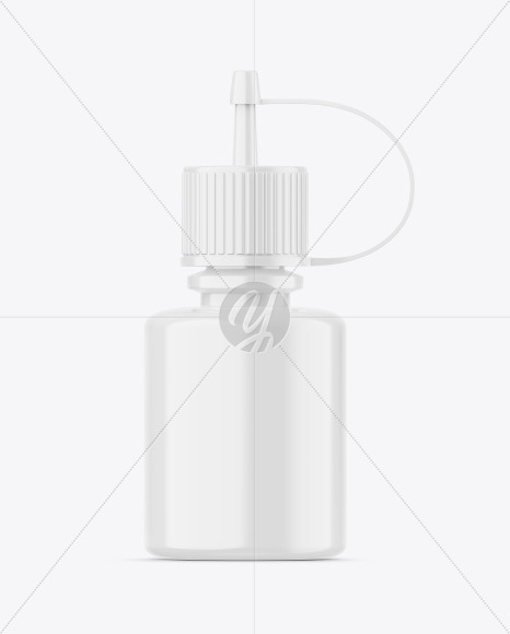 Glossy Dropper Bottle Mockup