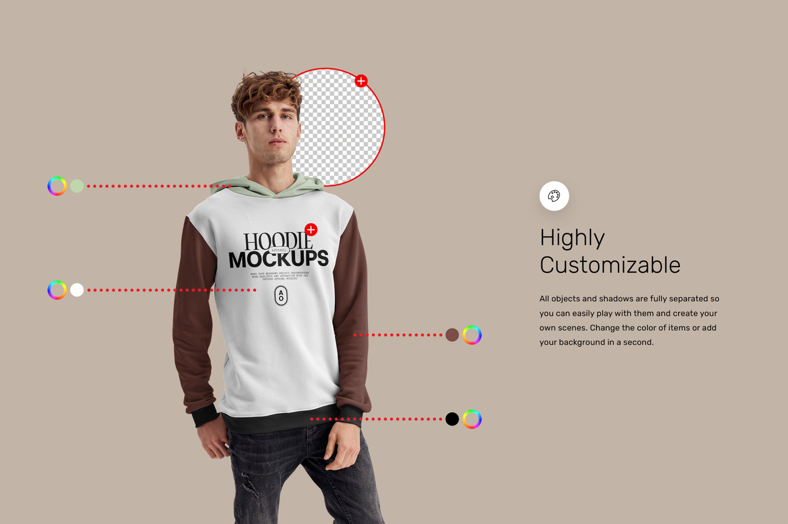 Studio T-Shirt Mockups + Hoodies