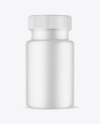 Matte Plastic Pills Bottle Mockup