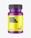 Matte Plastic Pills Bottle Mockup