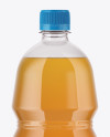 1,5L PET Bottle with Apple Juice Mockup