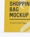 Paper Shopping Bag Mockup - Front View