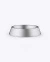 Metallic Pet Feeding Bowl Mockup