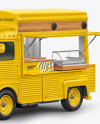 Citroen Hy Van Food Truck Mockup - Half Side View