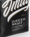 Matte Flour Bag Mockup - Half Side View