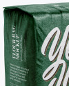 Kraft Paper Flour Bag Mockup - Half Side View