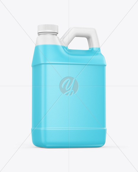 Jerrycan with Liquid Mockup