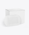 Matte Box w/ Medical First AID Plasters Mockup