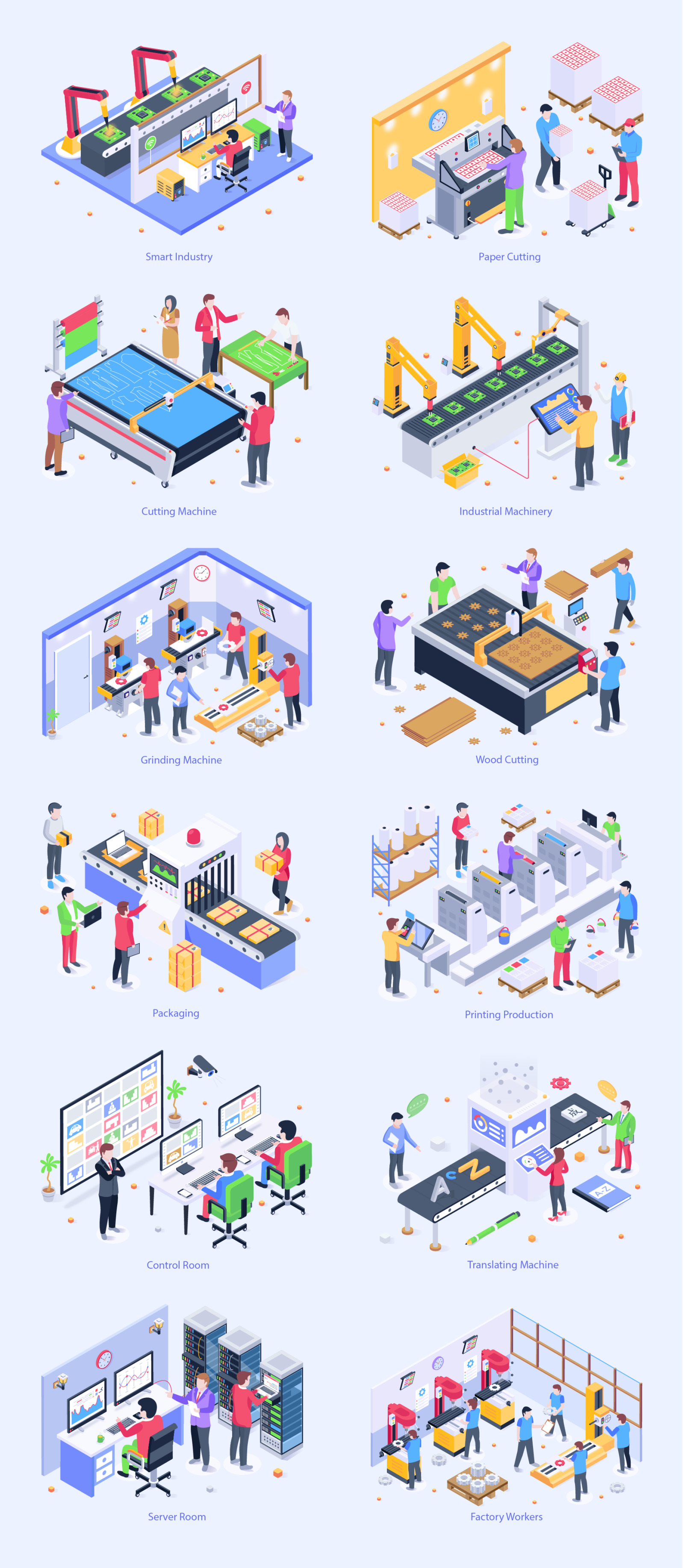 Industrial and Manufacturing Illustrations Industrial and Manufacturing Illustrations