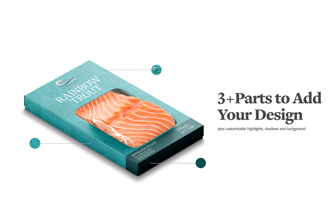 Salmon Pack Mockups Salmon Pack Mockups