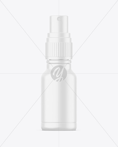 Matte Spray Bottle Mockup