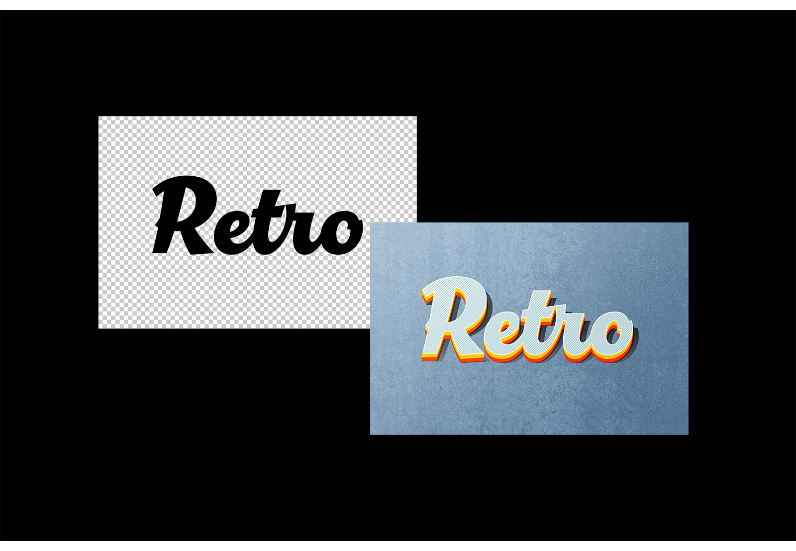 Retro Vibe Text Effect Retro Vibe Text Effect