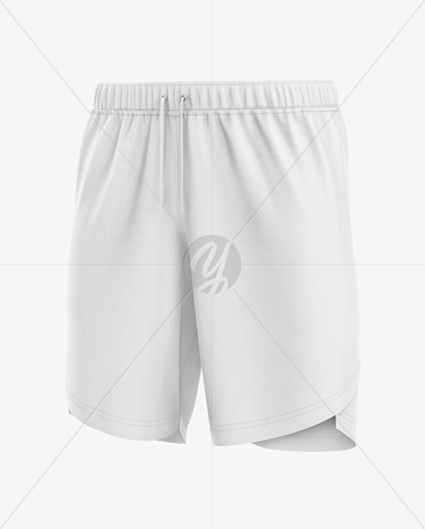 Football Shorts Mockup - Half Side View