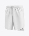 Football Shorts Mockup - Half Side View